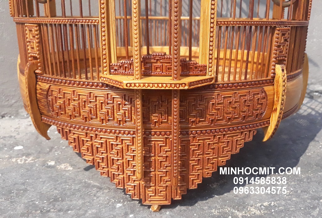 LỒNG HỌA MI TRE GIÀ CHẠM VẠN VIỀN BI QUÁ ĐẸP