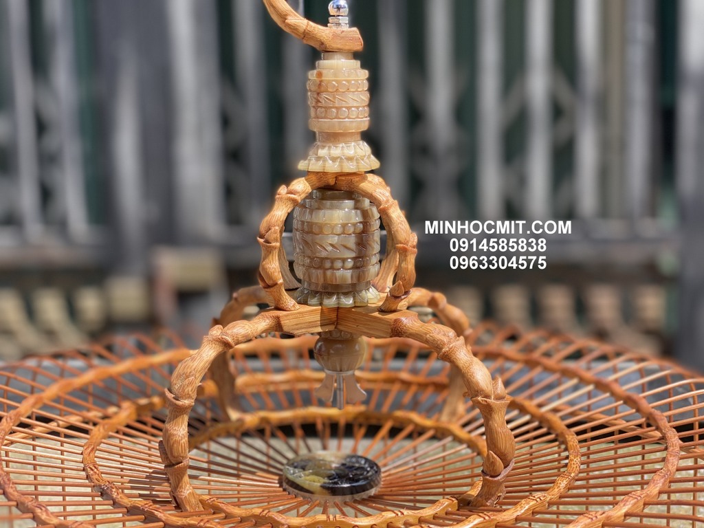 LỒNG CHÒE THAN tre già độ SỪng bò chạm Hổ Phù Hoa Mai viền trúc độc