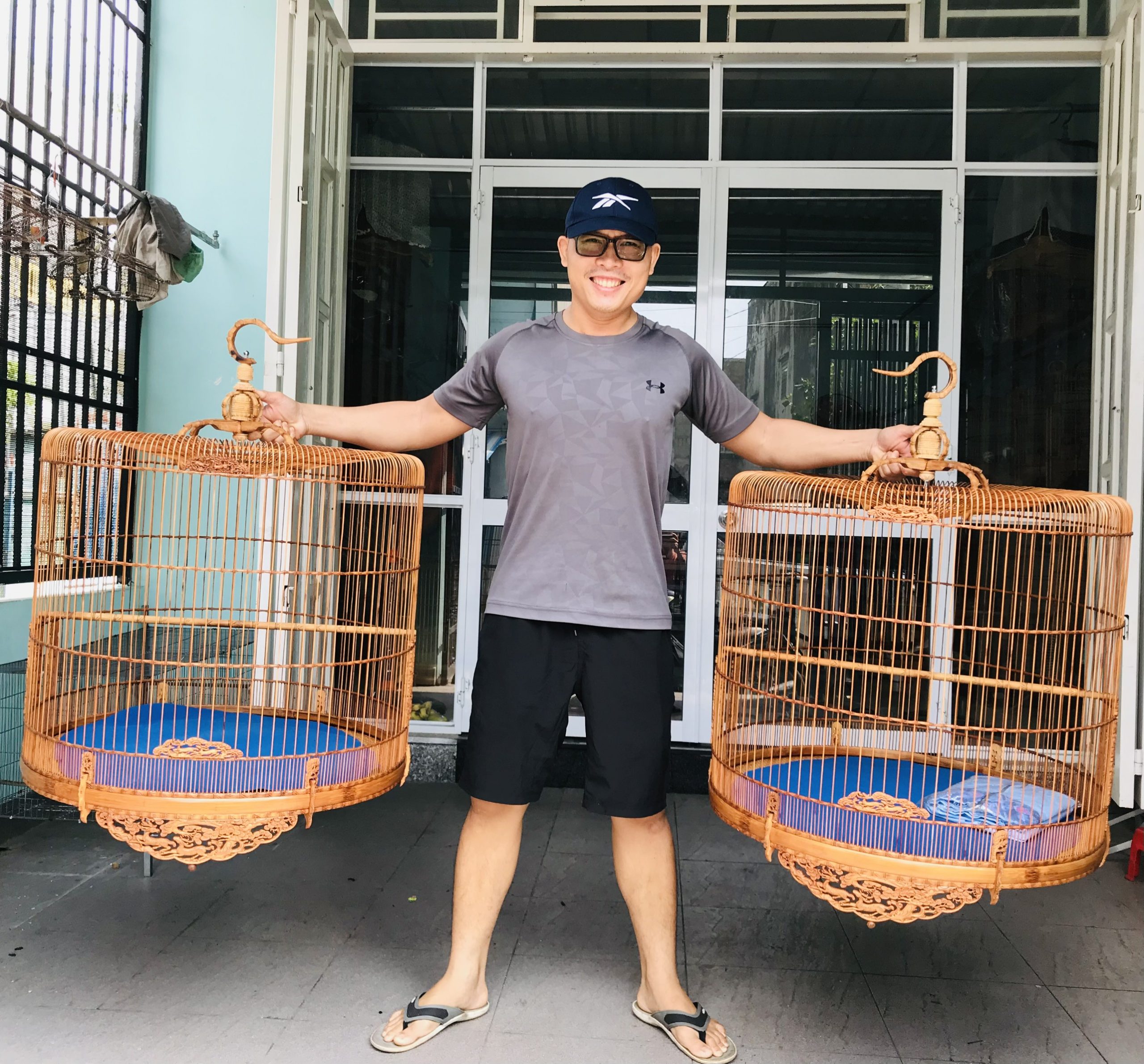 lồng chòe lửa siêu to chạm đẹp